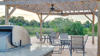 Bbq and picnic tables